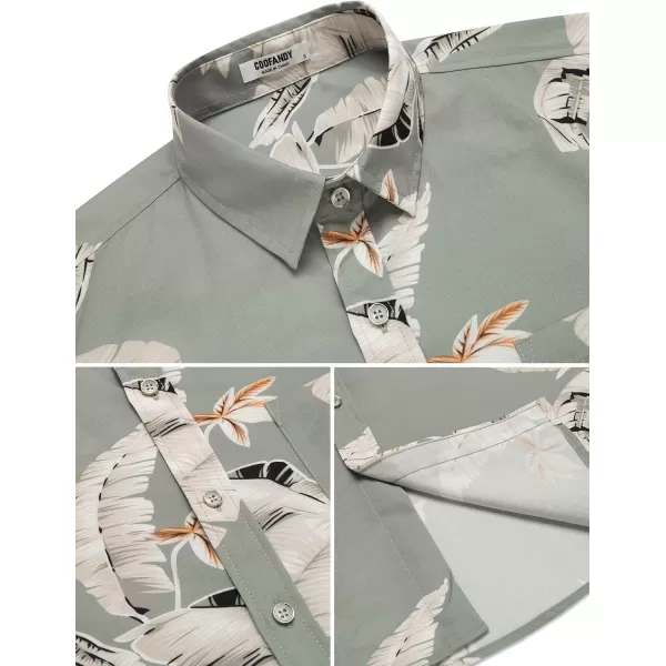 COOFANDY 2024 Hawaiian Shirts for Men Short Sleeve Button Up Tropical Summer Beach Shirt with Pocket
