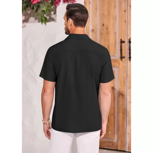 COOFANDY 2024 Hawaiian Shirts for Men Short Sleeve Button Up Tropical Summer Beach Shirt with Pocket