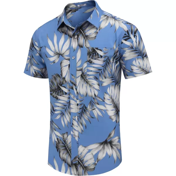 COOFANDY 2024 Hawaiian Shirts for Men Short Sleeve Button Up Tropical Summer Beach Shirt with Pocket