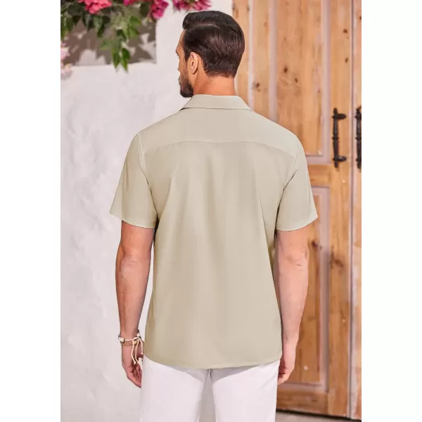 COOFANDY 2024 Hawaiian Shirts for Men Short Sleeve Button Up Tropical Summer Beach Shirt with Pocket