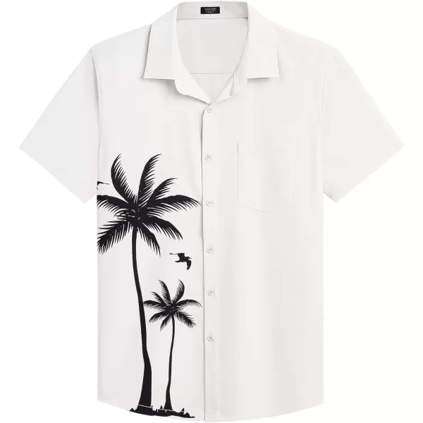 COOFANDY 2024 Hawaiian Shirts for Men Short Sleeve Button Up Tropical Summer Beach Shirt with Pocket