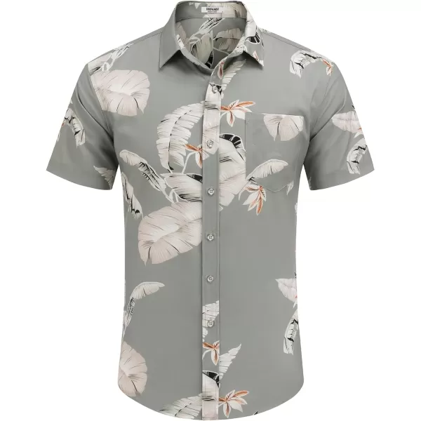 COOFANDY 2024 Hawaiian Shirts for Men Short Sleeve Button Up Tropical Summer Beach Shirt with Pocket