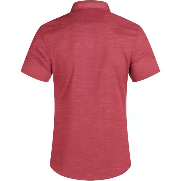 COOFANDY Men's Casual Linen Shirts Short Sleeve Button Down Shirt Summer Beach Tops