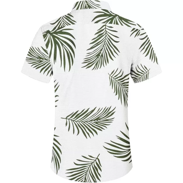 COOFANDY Men's Casual Linen Shirts Short Sleeve Button Down Shirt Summer Beach Tops