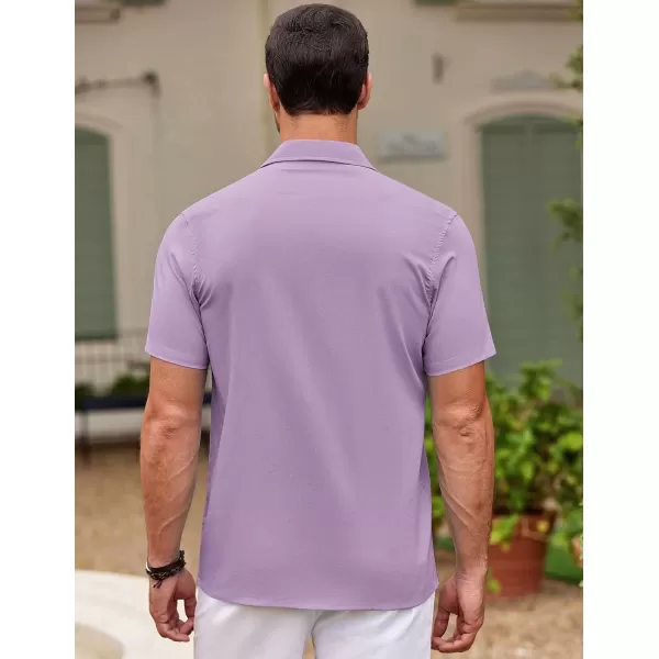COOFANDY Men's Cuban Guayabera Shirt Short Sleeve Button Down Shirts Casual Summer Beach Shirts
