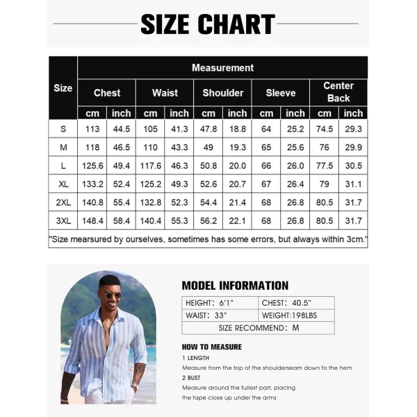 COOFANDY Men's Linen Long Sleeve Button Down Shirts Casual Business Dress Shirt