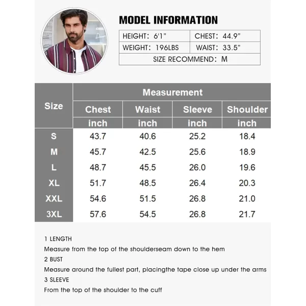 COOFANDY Men's Long Sleeve Oxford Shirt Band Collar Button Down Shirts Summer Beach Shirt