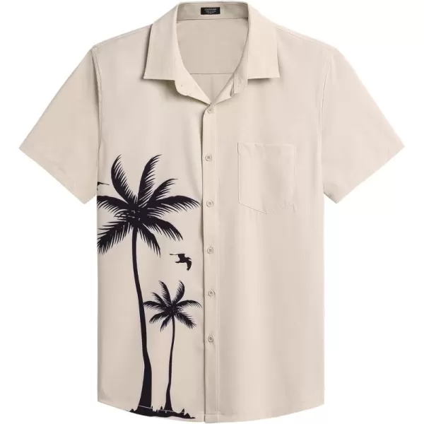 COOFANDY 2024 Hawaiian Shirts for Men Short Sleeve Button Up Tropical Summer Beach Shirt with Pocket