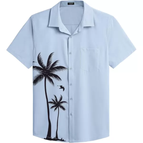 COOFANDY 2024 Hawaiian Shirts for Men Short Sleeve Button Up Tropical Summer Beach Shirt with Pocket