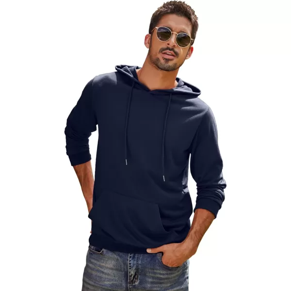 COOFANDY Men's Hooded Sweatshirts Casual Lightweight Hoodie Long Sleeve Athletic Sweatshirts with Pocket