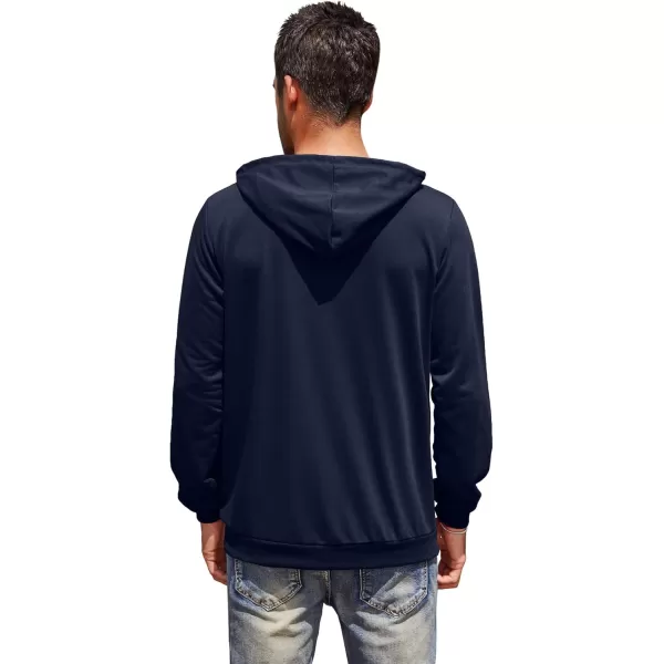 COOFANDY Men's Hooded Sweatshirts Casual Lightweight Hoodie Long Sleeve Athletic Sweatshirts with Pocket
