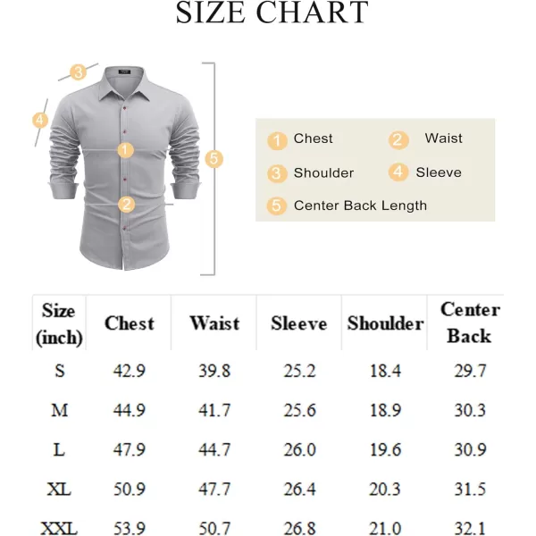 COOFANDY Men's Long Sleeve Denim Shirt Casual Button Down Untucked Shirts Lightweight Jacket