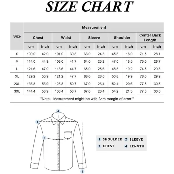 COOFANDY Men's Slim Fit Dress Shirts Long Sleeve Business Formal Shirt Wrinkle Free Button Down Shirts with Pocket