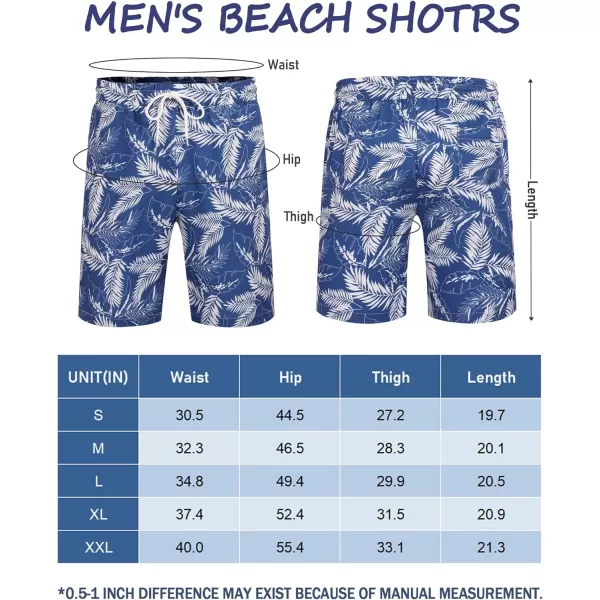 COOFANDY Men's Swim Trunks Board Shorts Summer Beach Shorts Swimsuit Swimwear for Men - No Liner