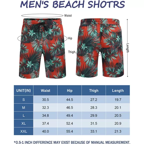 COOFANDY Men's Swim Trunks Board Shorts Summer Beach Shorts Swimsuit Swimwear for Men - No Liner