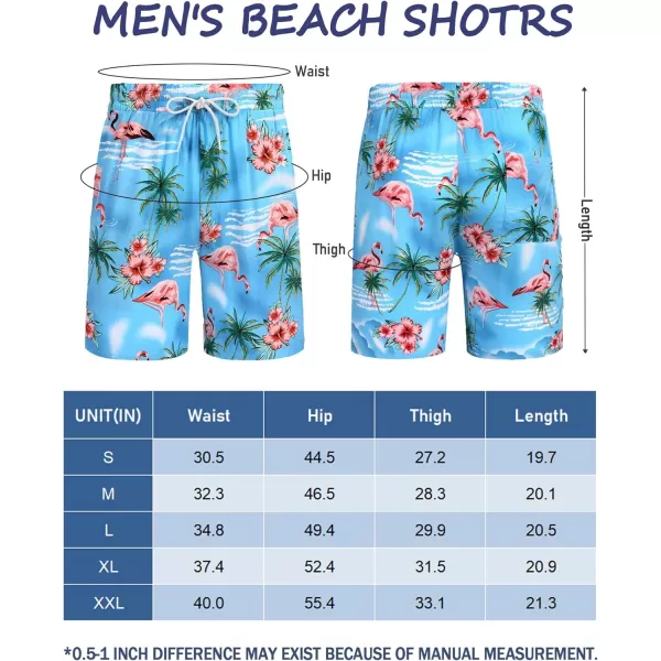 COOFANDY Men's Swim Trunks Board Shorts Summer Beach Shorts Swimsuit Swimwear for Men - No Liner