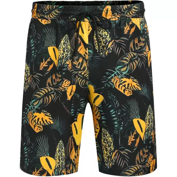 COOFANDY Men's Swim Trunks Board Shorts Summer Beach Shorts Swimsuit Swimwear for Men - No Liner