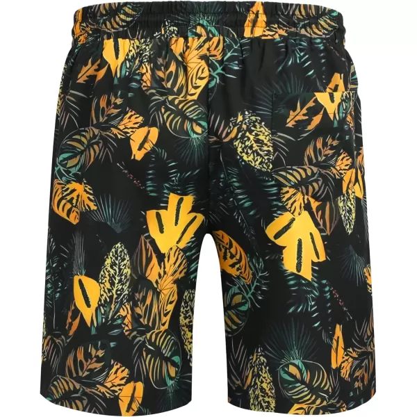 COOFANDY Men's Swim Trunks Board Shorts Summer Beach Shorts Swimsuit Swimwear for Men - No Liner