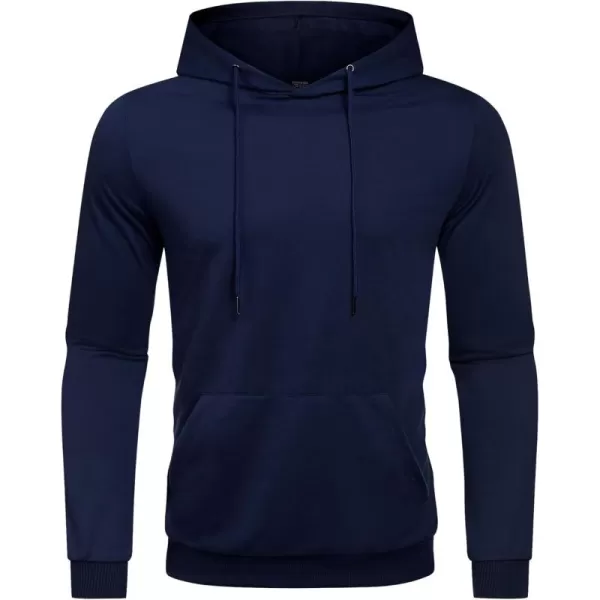 COOFANDY Men's Hooded Sweatshirts Casual Lightweight Hoodie Long Sleeve Athletic Sweatshirts with Pocket