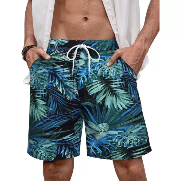 COOFANDY Men's Swim Trunks Board Shorts Summer Beach Shorts Swimsuit Swimwear for Men - No Liner