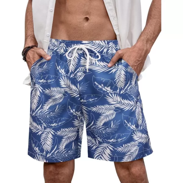 COOFANDY Men's Swim Trunks Board Shorts Summer Beach Shorts Swimsuit Swimwear for Men - No Liner
