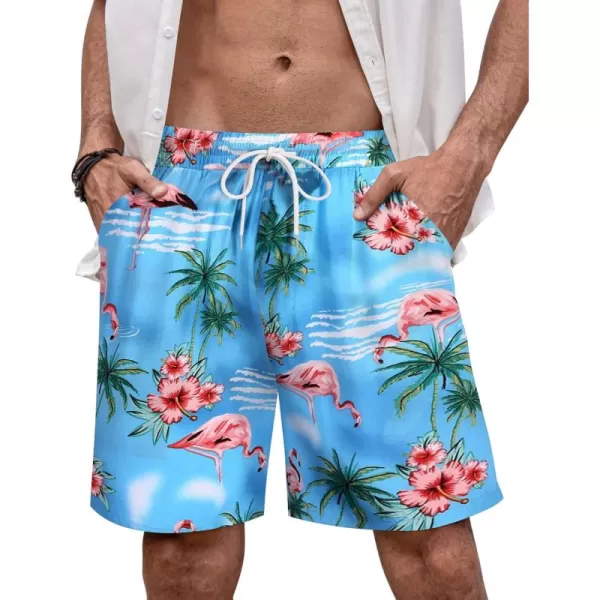 COOFANDY Men's Swim Trunks Board Shorts Summer Beach Shorts Swimsuit Swimwear for Men - No Liner