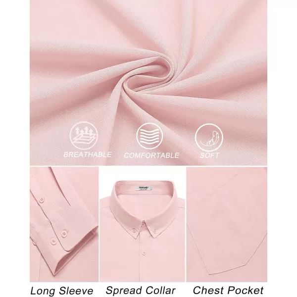 COOFANDY Men's Long Sleeve Button Down Shirts Casual Cotton Linen Shirts Untucked Summer Beach Shirt