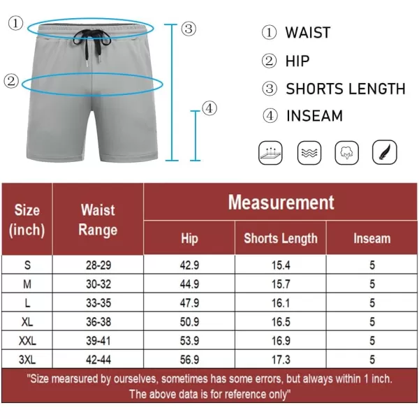 COOFANDY Men's 2 Pack Gym Workout Shorts Mesh Lightweight Bodybuilding Pants Training Running Sports Jogger with Pockets