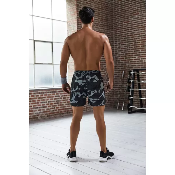 COOFANDY Men's 2 Pack Gym Workout Shorts Mesh Lightweight Bodybuilding Pants Training Running Sports Jogger with Pockets