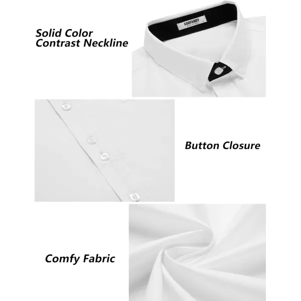 COOFANDY Mens Dress Shirt Long Sleeve Casual Button Down Paisley Shirts Party Wedding Dress Shirt