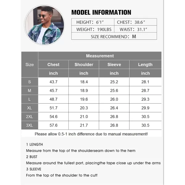 COOFANDY Men Flannel Jackets Full Zip Up Plaid Shirt Shackets Cotton Lightweight Jackets Casual Stylish Fall Jackets 2024