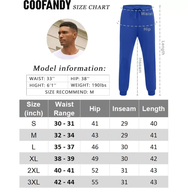 COOFANDY Men's Athletic Joggers Casual Gym Sweatpants Workout Running Track Pants with Pockets