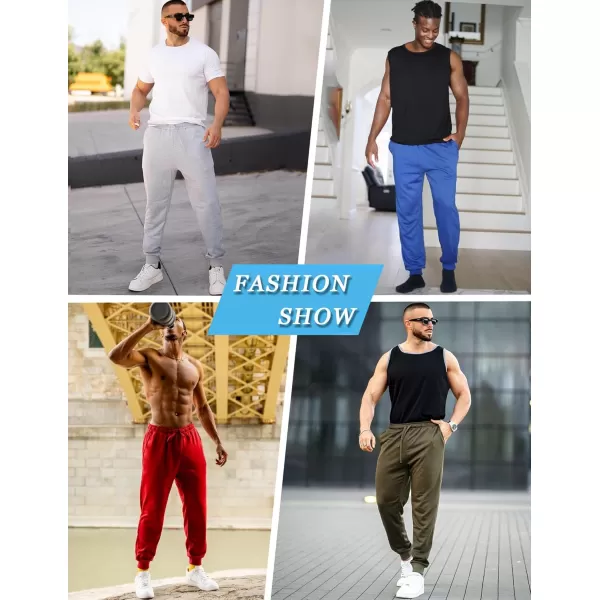 COOFANDY Men's Athletic Joggers Casual Gym Sweatpants Workout Running Track Pants with Pockets