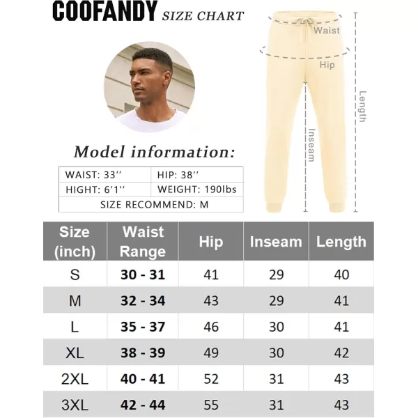 COOFANDY Men's Athletic Joggers Casual Gym Sweatpants Workout Running Track Pants with Pockets