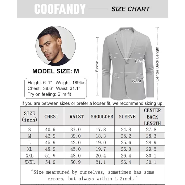 COOFANDY Men's Blazer Casual Slim Fit Herringbone Sport Coats Two Buttons Heavyweight Cotton Suit Jacket