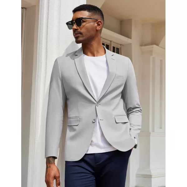 COOFANDY Men's Blazer Casual Slim Fit Herringbone Sport Coats Two Buttons Heavyweight Cotton Suit Jacket