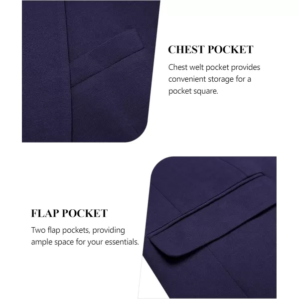 COOFANDY Mens Blazer Jacket One Button Casual Suit Jackets Stretch Knit Sport Coat