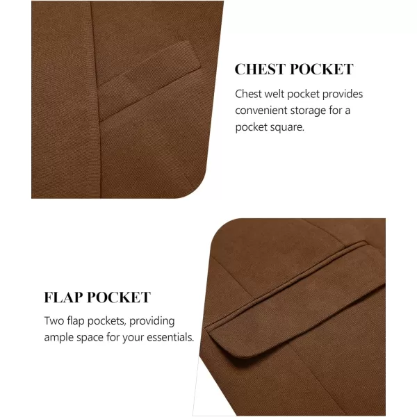 COOFANDY Mens Blazer Jacket One Button Casual Suit Jackets Stretch Knit Sport Coat
