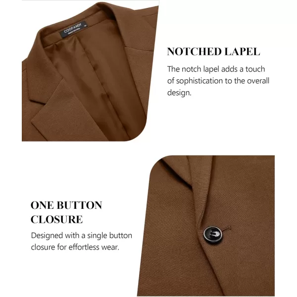 COOFANDY Mens Blazer Jacket One Button Casual Suit Jackets Stretch Knit Sport Coat