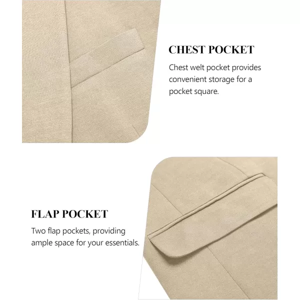 COOFANDY Mens Blazer Jacket One Button Casual Suit Jackets Stretch Knit Sport Coat