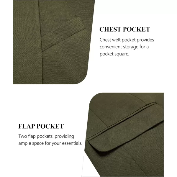 COOFANDY Mens Blazer Jacket One Button Casual Suit Jackets Stretch Knit Sport Coat
