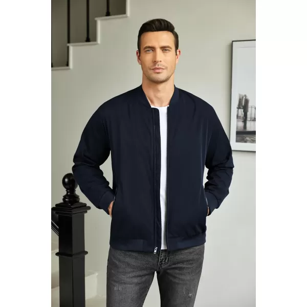 COOFANDY Men's Bomber Jacket Lightweight Casual Stylish Light Flight Jacket Windbreaker Varsity Jackets