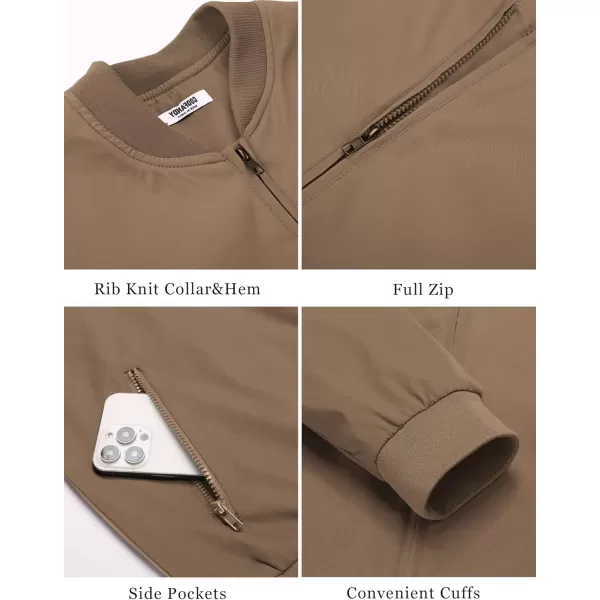 COOFANDY Men's Bomber Jacket Lightweight Casual Stylish Light Flight Jacket Windbreaker Varsity Jackets