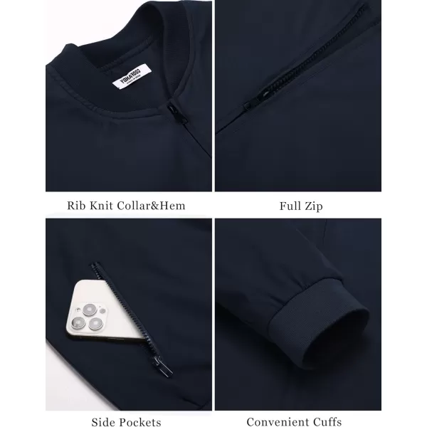 COOFANDY Men's Bomber Jacket Lightweight Casual Stylish Light Flight Jacket Windbreaker Varsity Jackets