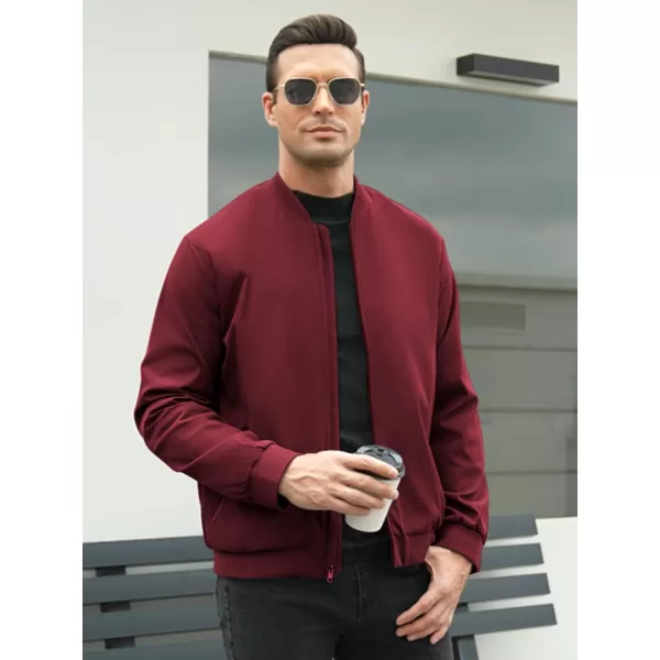COOFANDY Men's Bomber Jacket Lightweight Casual Stylish Light Flight Jacket Windbreaker Varsity Jackets