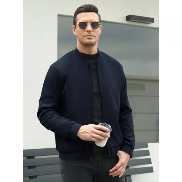 COOFANDY Men's Bomber Jacket Lightweight Casual Stylish Light Flight Jacket Windbreaker Varsity Jackets