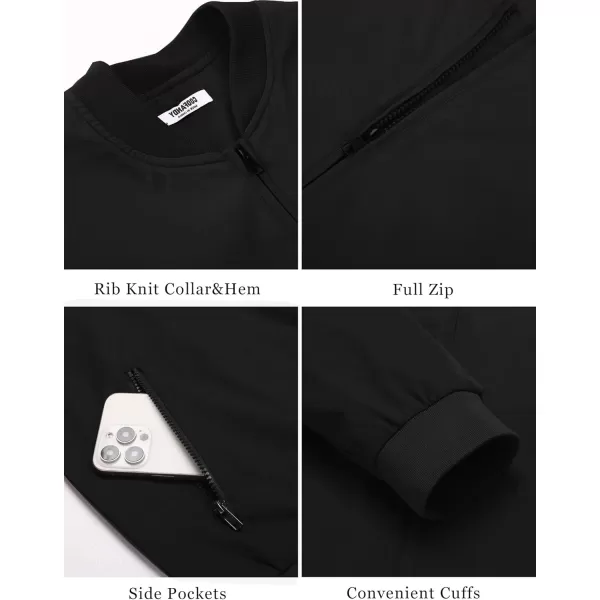 COOFANDY Men's Bomber Jacket Lightweight Casual Stylish Light Flight Jacket Windbreaker Varsity Jackets