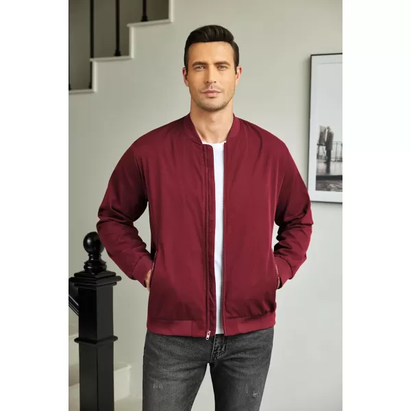 COOFANDY Men's Bomber Jacket Lightweight Casual Stylish Light Flight Jacket Windbreaker Varsity Jackets