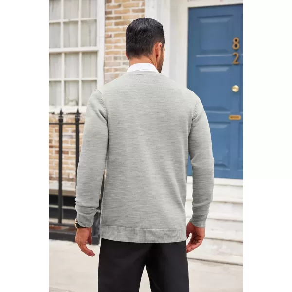 COOFANDY Men's Cardigan Sweater Long Sleeve Casual V Neck Button Down Knitted Sweater with Pockets
