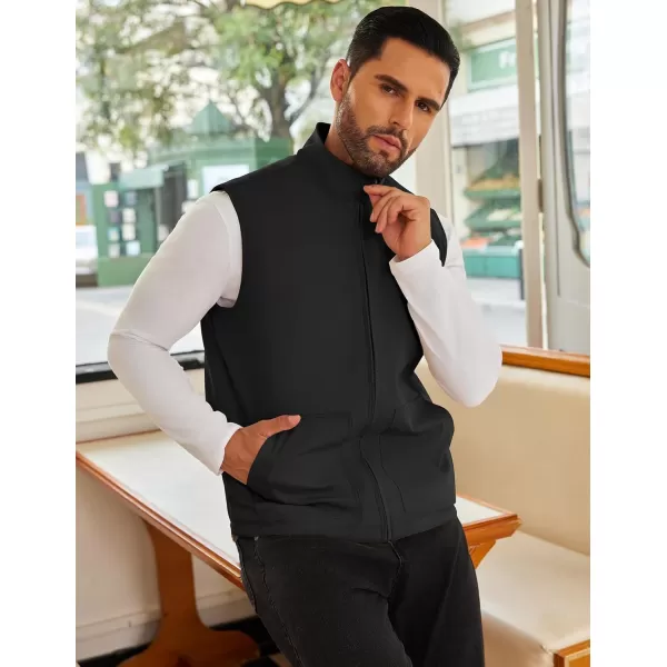COOFANDY Men's Casual Outerwear Vest Lightweight Zip Up Sleeveless Jacket Outdoor Work Hiking Travel Golf Vest with Pockets